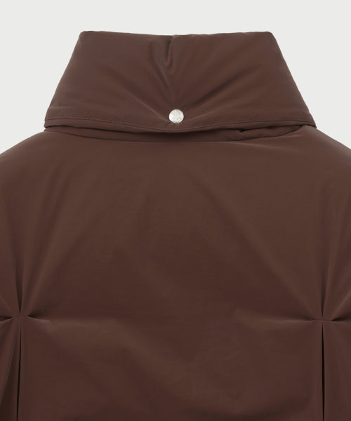 (W) Orta 2-Way Collar Duck Down Padding Brown