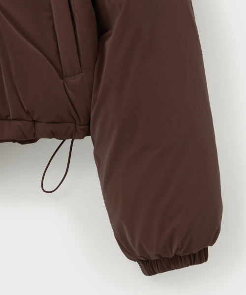 (W) Orta 2-Way Collar Duck Down Padding Brown