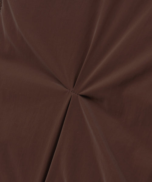 (W) Orta 2-Way Collar Duck Down Padding Brown