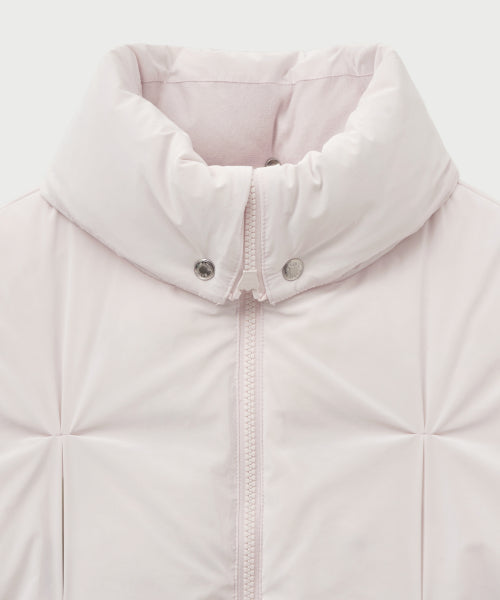 (W) Orta 2-Way Collar Duck Down Padding Light Pink