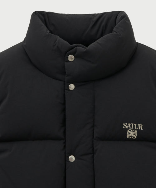 Apero Pocket Duck Down Padding Vest Black