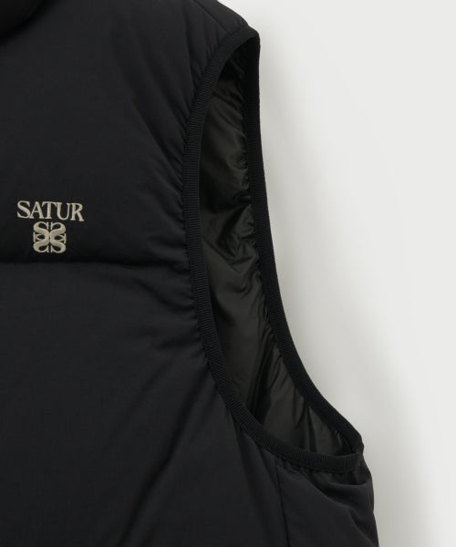 Apero Pocket Duck Down Padding Vest Black