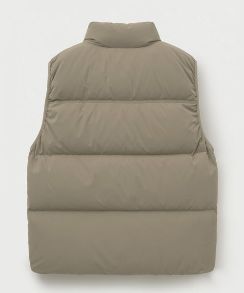Apero Pocket Duck Down Padding Vest Beige