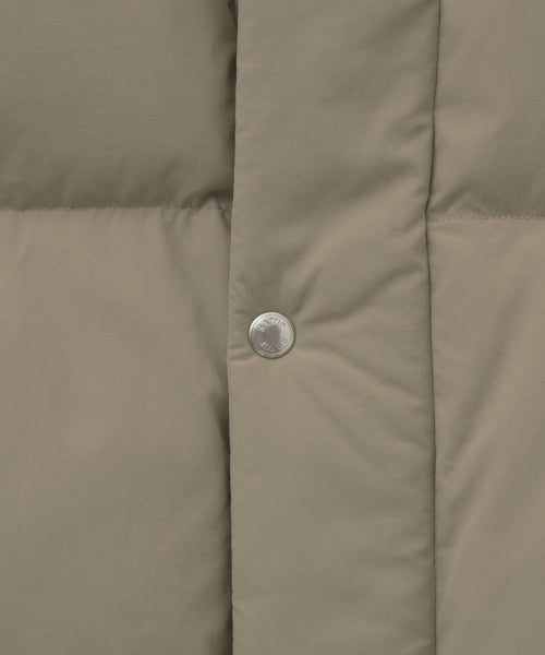 Apero Pocket Duck Down Padding Vest Beige