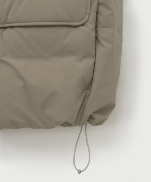 Apero Pocket Duck Down Padding Vest Beige