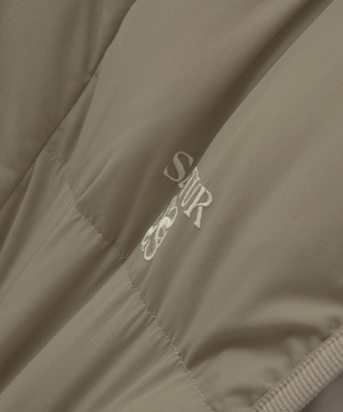 Apero Pocket Duck Down Padding Vest Beige