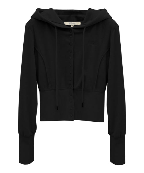 Serena Snap Hoody Zip-up_4Colors