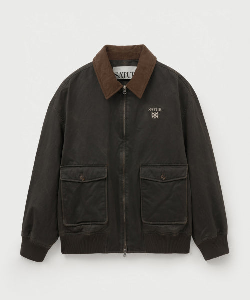 Maron A-2 Blouson Jacket Brown