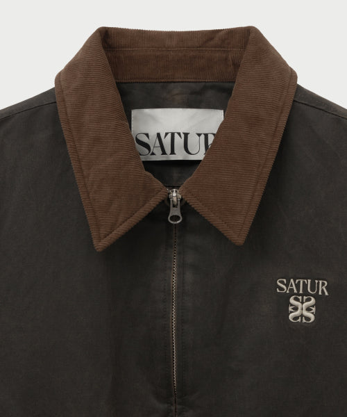 Maron A-2 Blouson Jacket Brown