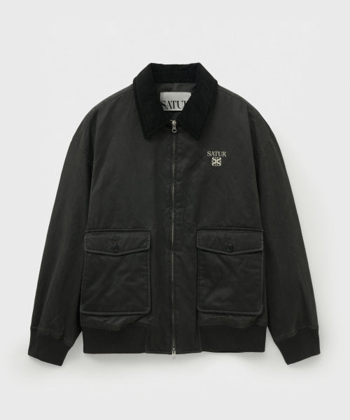 Maron A-2 Blouson Jacket Black