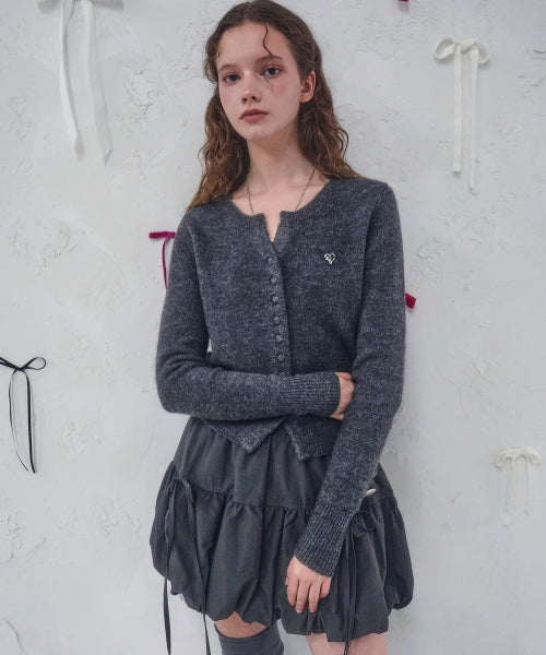Elan Round Button Knit CD_5Colors