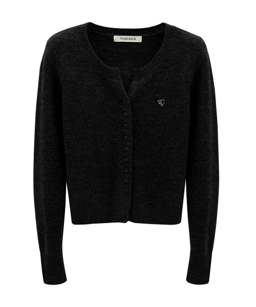 Elan Round Button Knit CD_5Colors