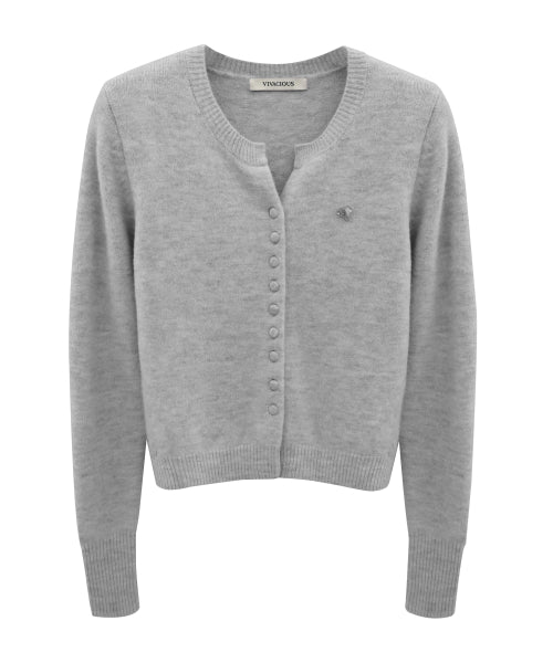 Elan Round Button Knit CD_5Colors