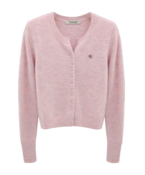 Elan Round Button Knit CD_5Colors