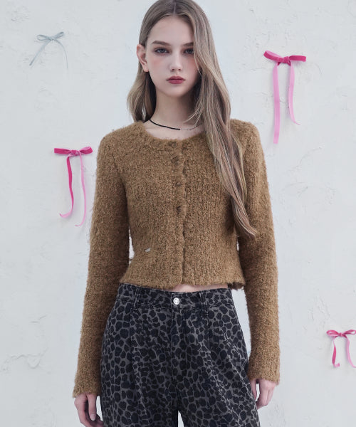La Pong Crop Cardigan_6Colors