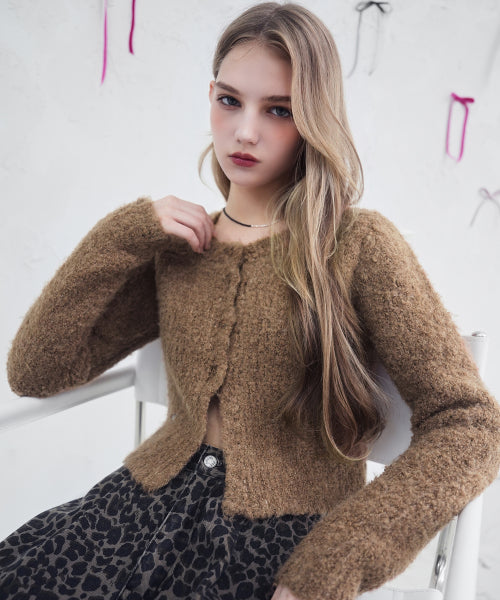 La Pong Crop Cardigan_6Colors
