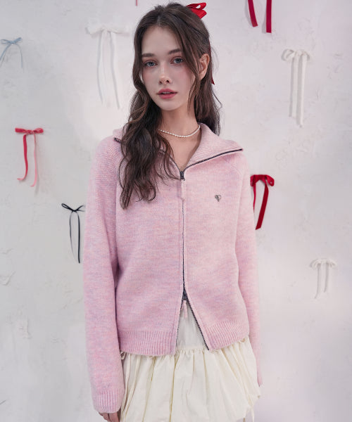 Rose Mignon Zip-up_2Colors