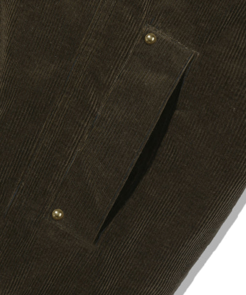 SHERPA CORDUROY STUDDED WESTERN JACKT_KHAKI