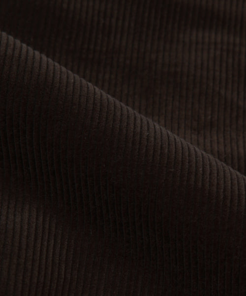 SHERPA CORDUROY STUDDED WESTERN JACKT_BROWN