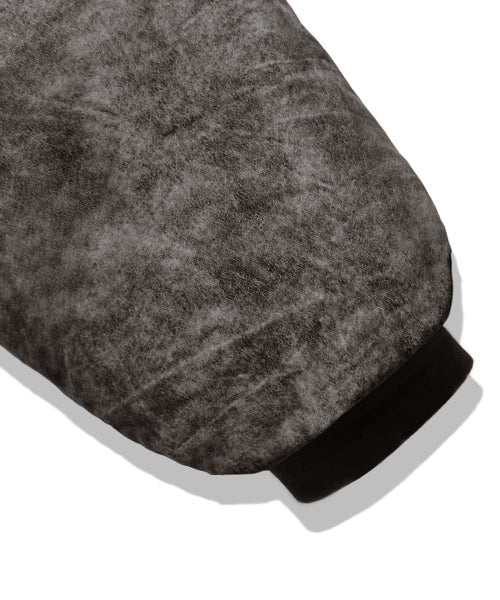 PIGMENT DYEING PUFFER HOOD SHORT PADDING_3color