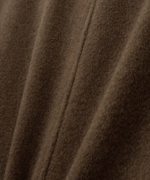 Cashmere Wool Blend Mac Coat Brown