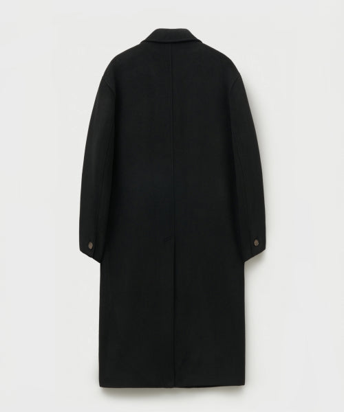 Cashmere Wool Blend Mac Coat Black