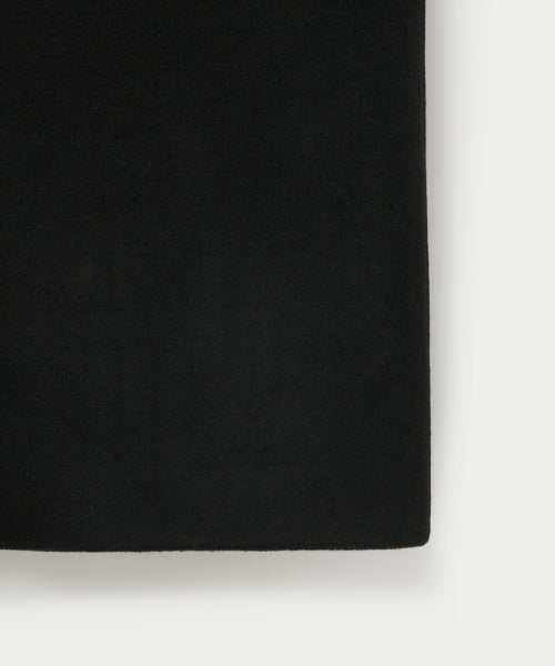 Cashmere Wool Blend Mac Coat Black