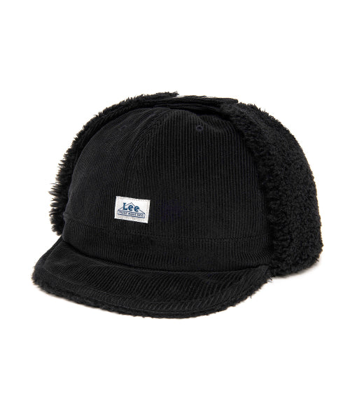 Corduroy Trooper Hat Black
