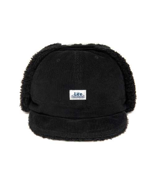 Corduroy Trooper Hat Black