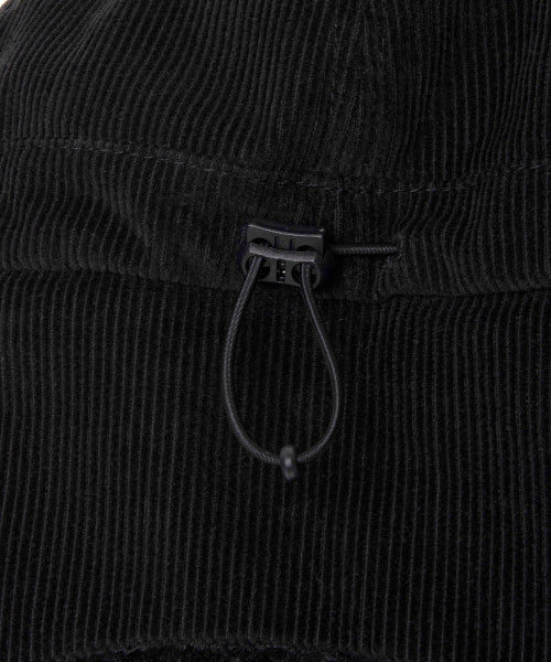 Corduroy Trooper Hat Black