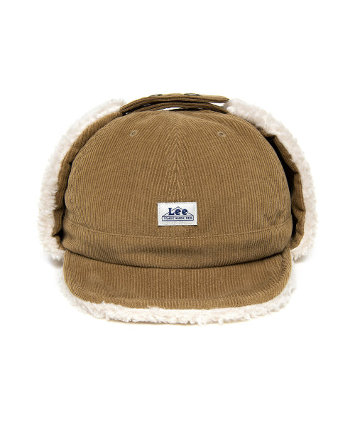 Corduroy Trooper Hat Beige