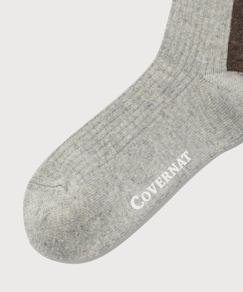 CHEVRON WOOL SOCKS