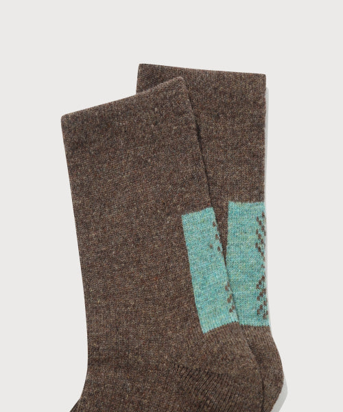 CHEVRON WOOL SOCKS