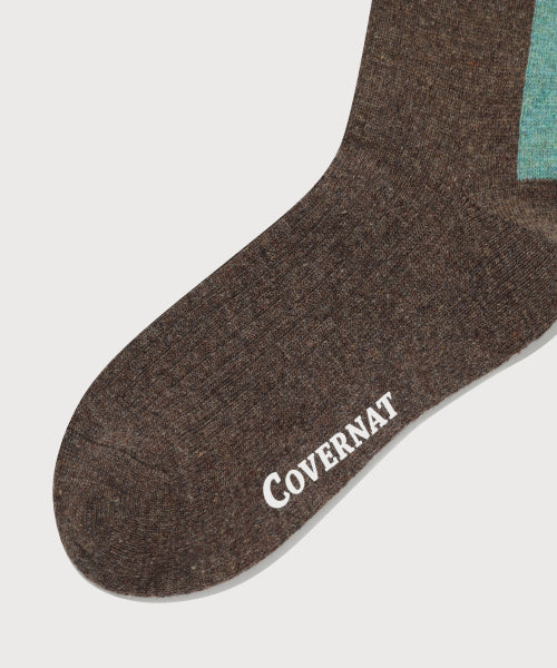 CHEVRON WOOL SOCKS