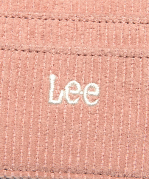 Corduroy card holder pink