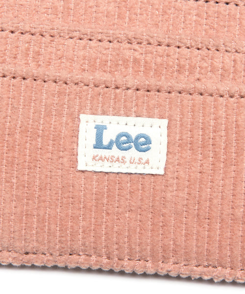 Corduroy card holder pink