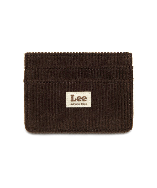 Corduroy Card Holder Brown