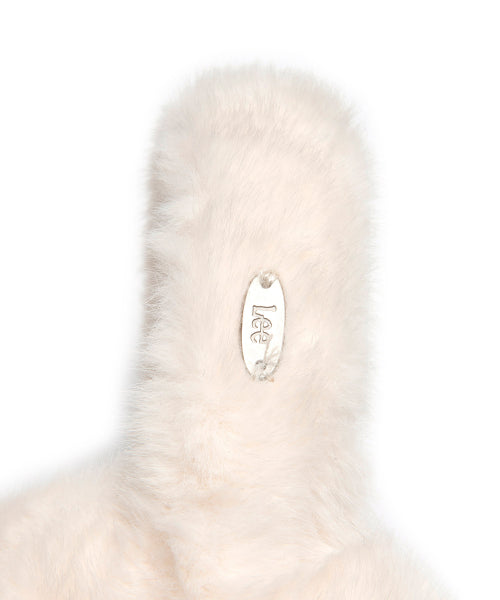 Faux Fur Mug Ivory