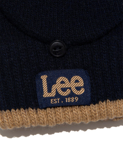 Fingerless Knitwear Son Moa Gloves Navy