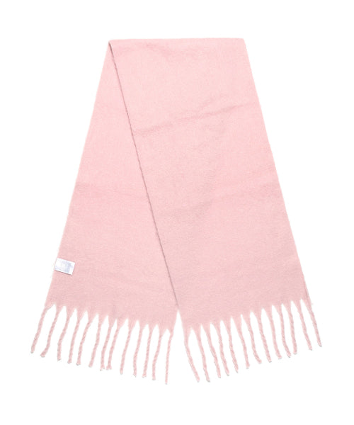 woven big muffler pink
