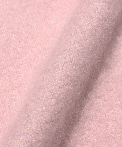 woven big muffler pink