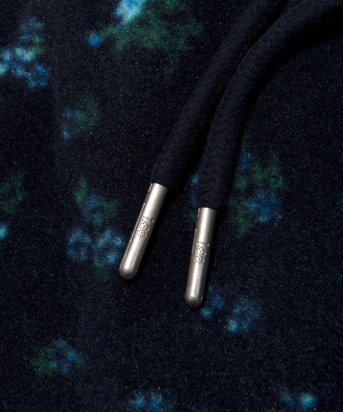 Women's Floral Fleece Pants Navy