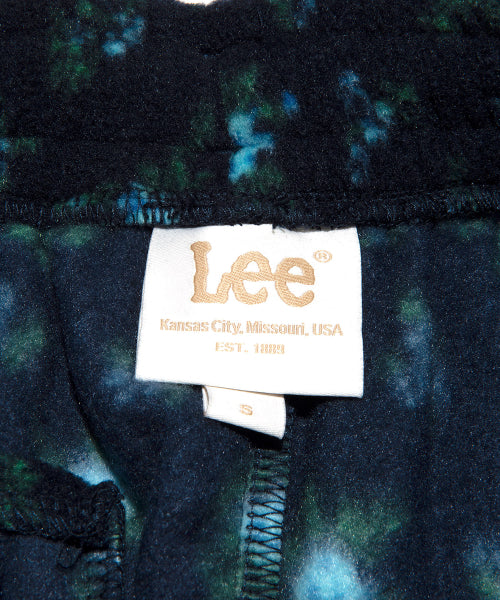 Women's Floral Fleece Pants Navy