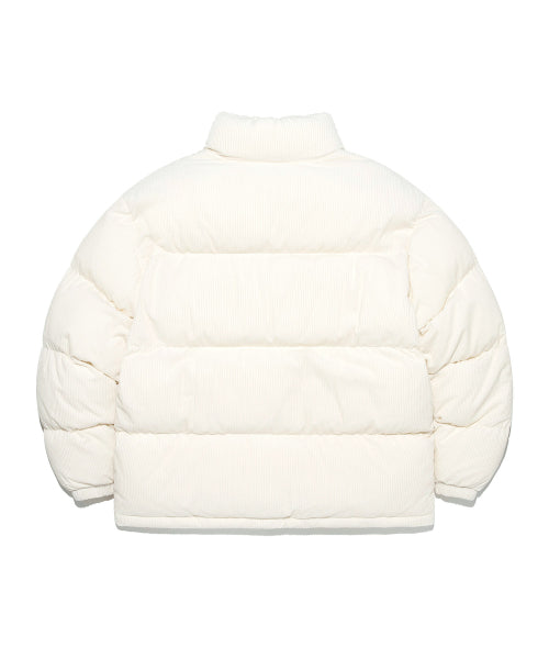 Corduroy Padded Jacket Ivory