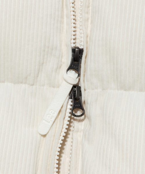 Corduroy Padded Jacket Ivory