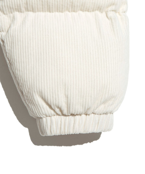 Corduroy Padded Jacket Ivory