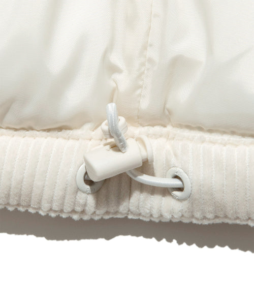 Corduroy Padded Jacket Ivory