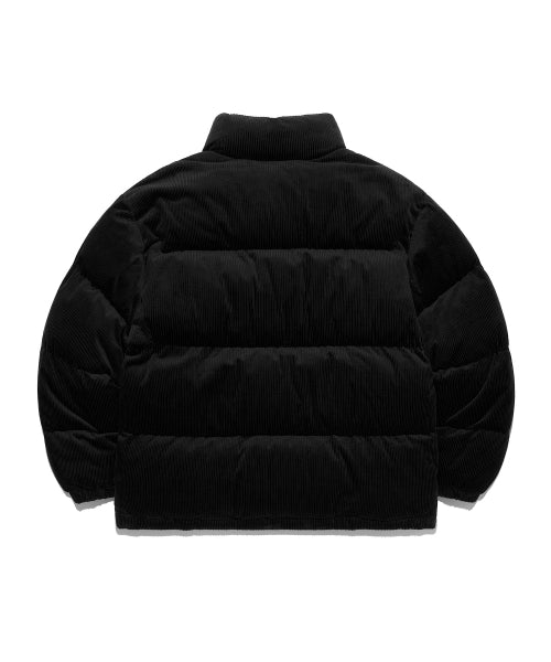 Corduroy Padded Jacket Black