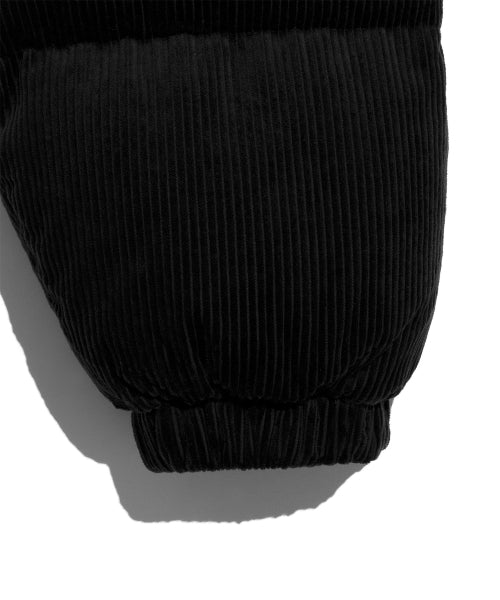 Corduroy Padded Jacket Black
