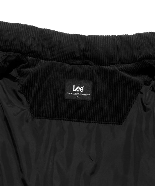Corduroy Padded Jacket Black